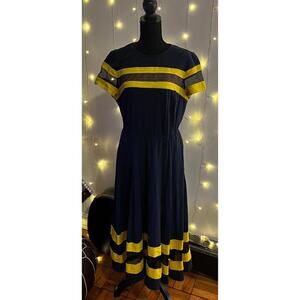 Full Skirt Midi Dress